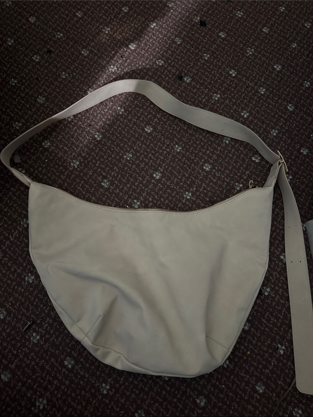Universal Thread Cream Shoulder Bag with Adjustable Strap